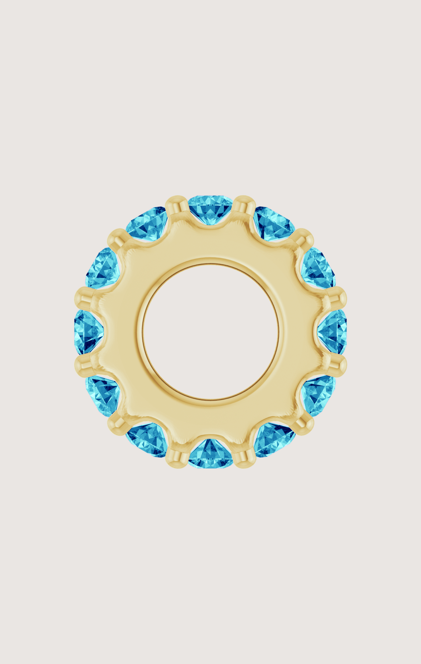 BIRTHSTONE SPACER CHARM