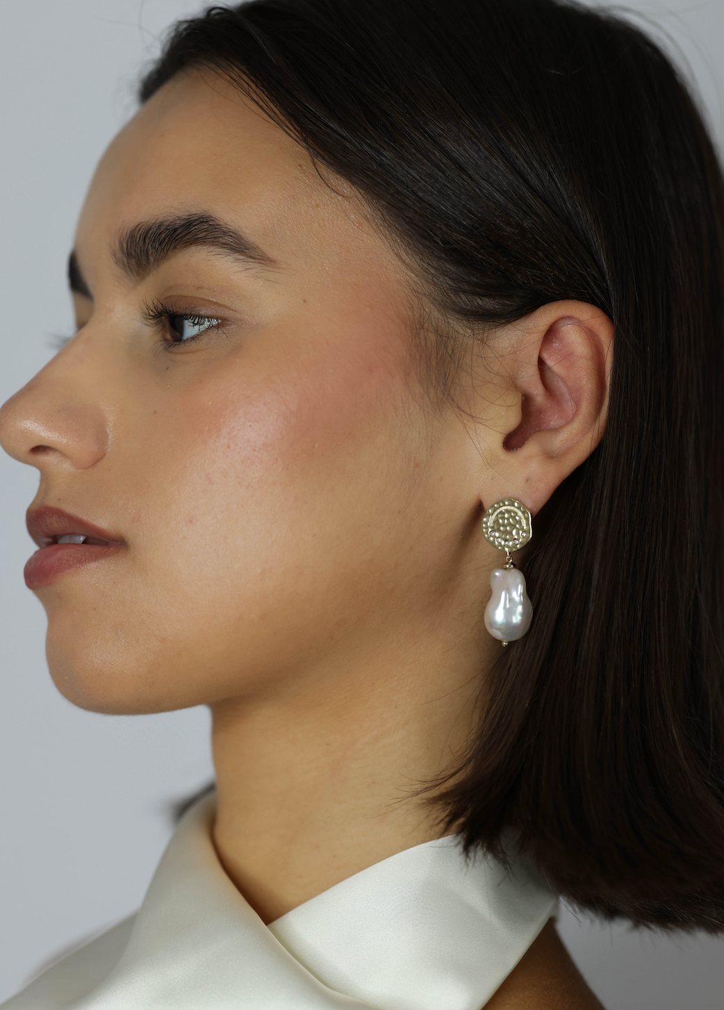 LUNA MARE PEARL EARRINGS