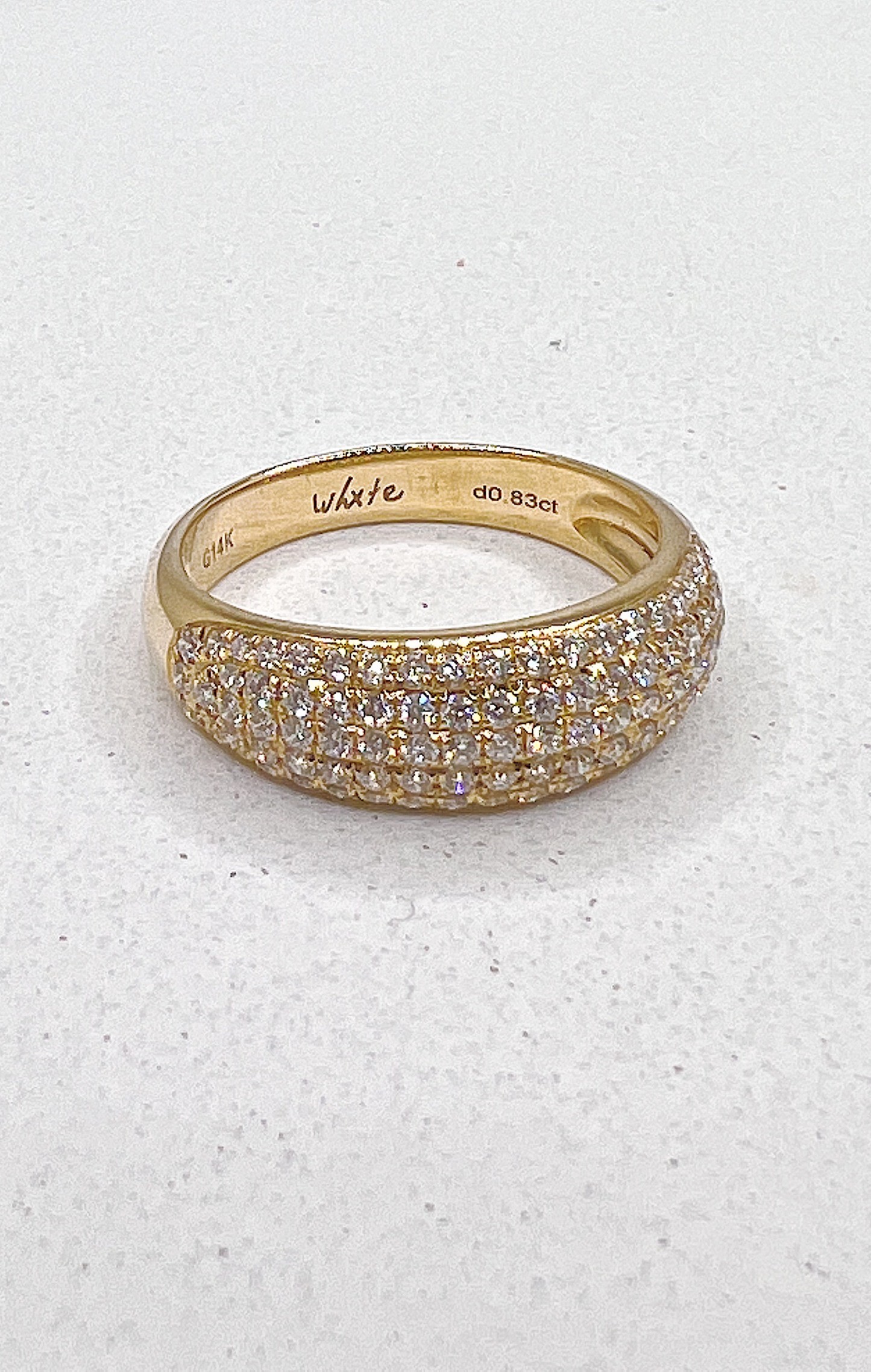 CLUSTER DIAMOND DOME RING