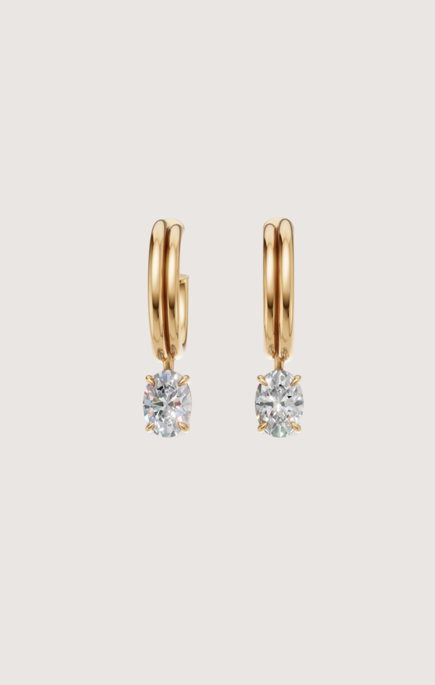 MAREA DIAMOND DROP HOOPS