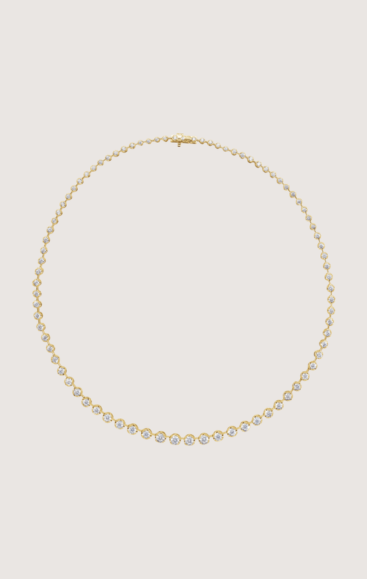 THE COSMOS TENNIS NECKLACE