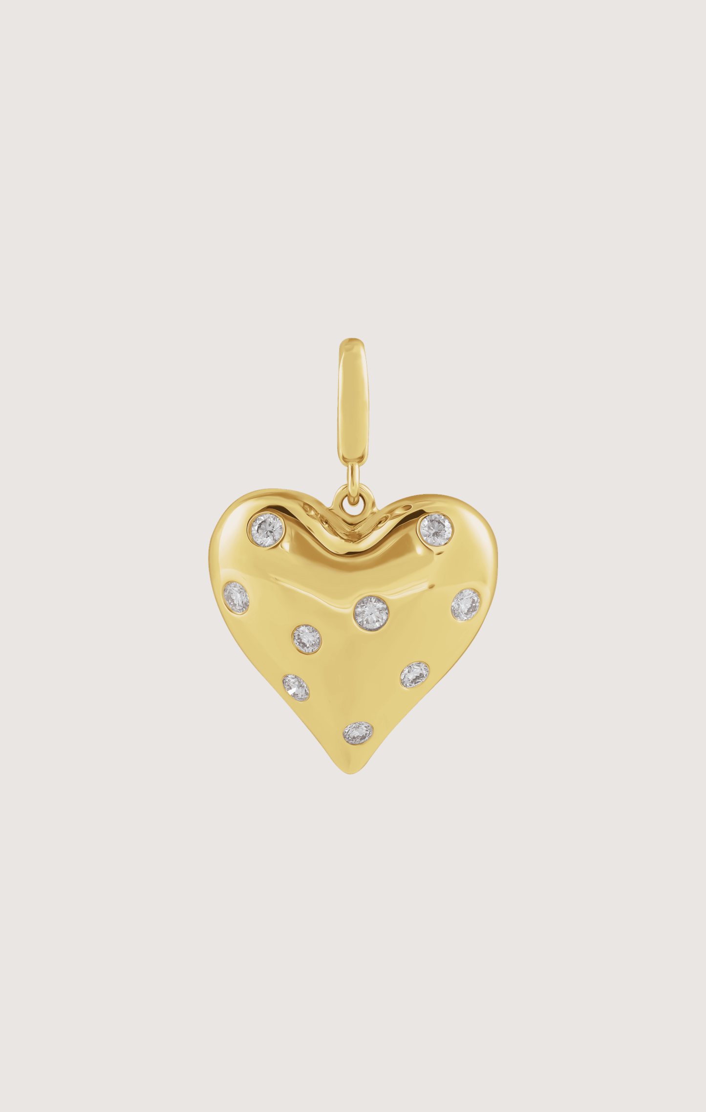 PUFFED HEART CHARM