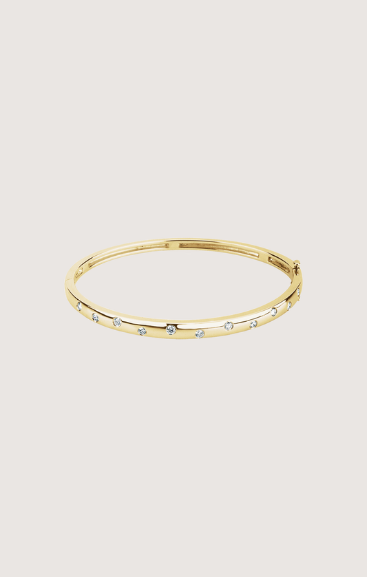 Prague Starlight Diamond Bangle — Prague Heart Collection