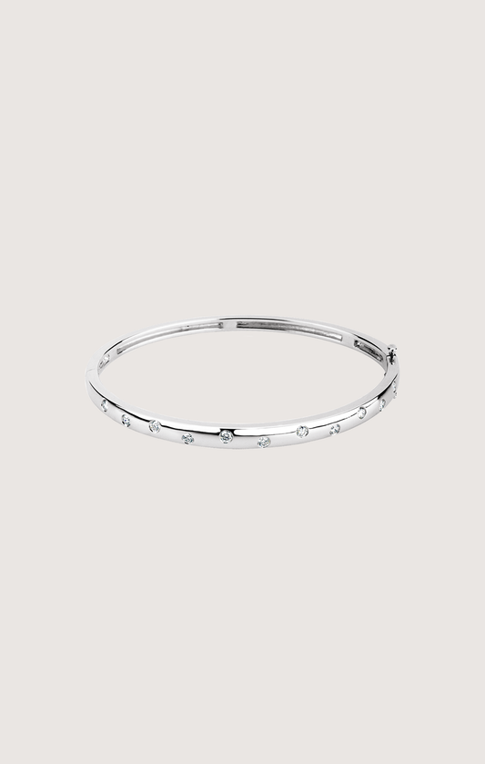 Prague Starlight Diamond Bangle — Prague Heart Collection