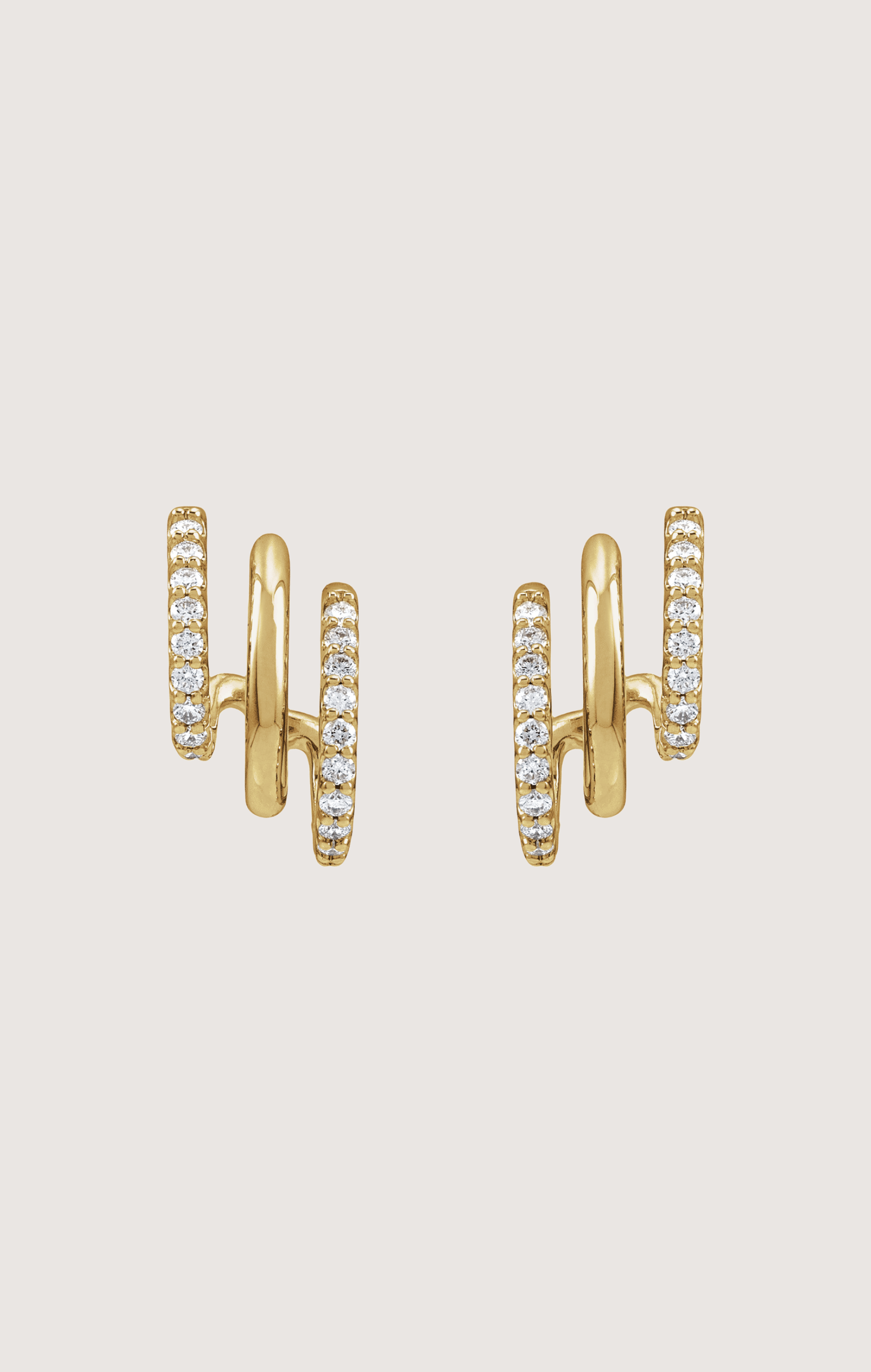 Stacked Illusion Hoops