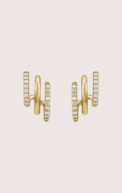 Stacked Illusion Hoops