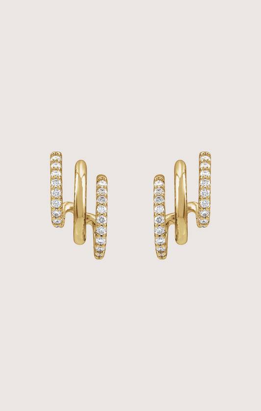 Stacked Illusion Hoops