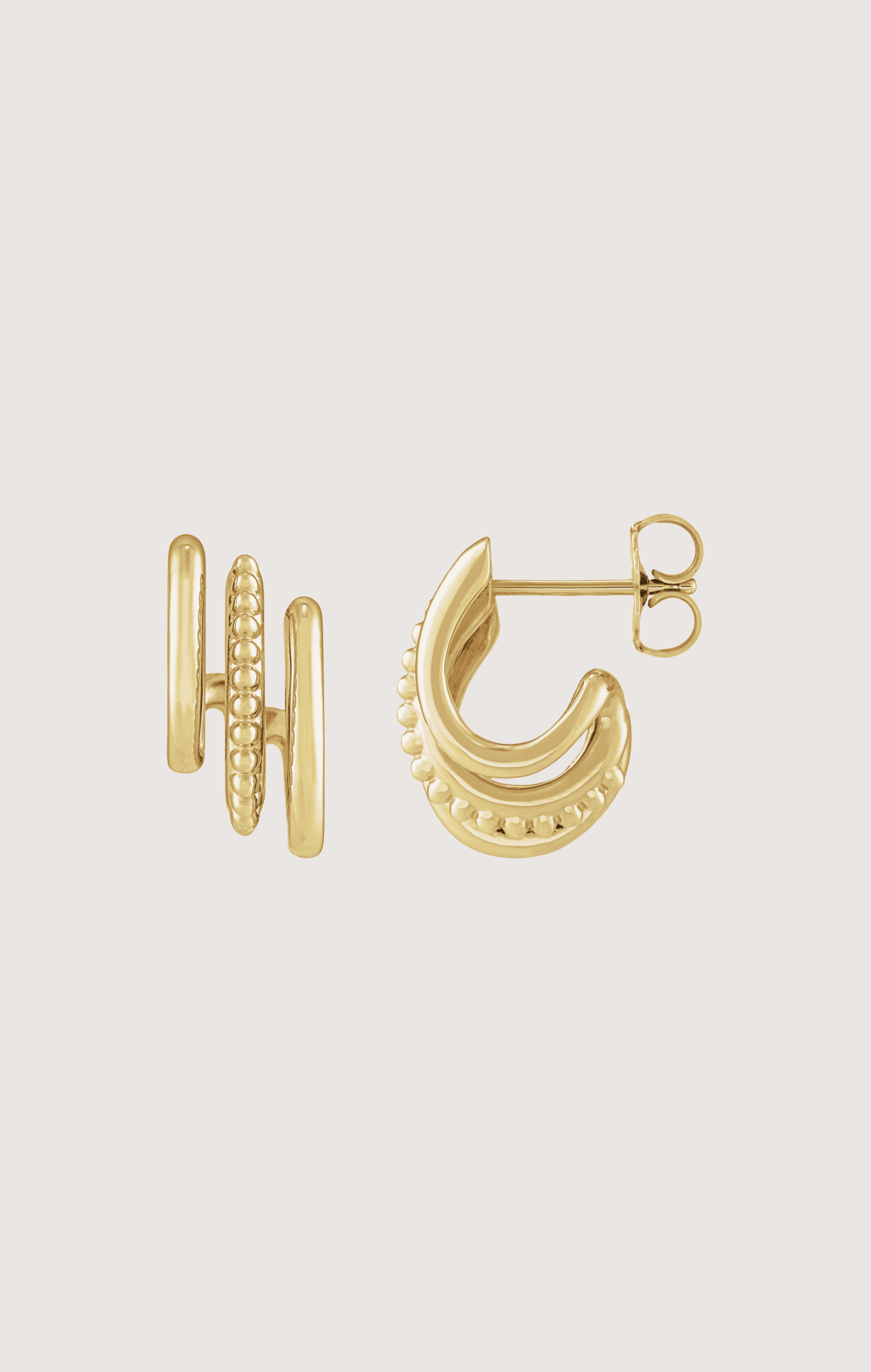 Stacked Illusion Hoops