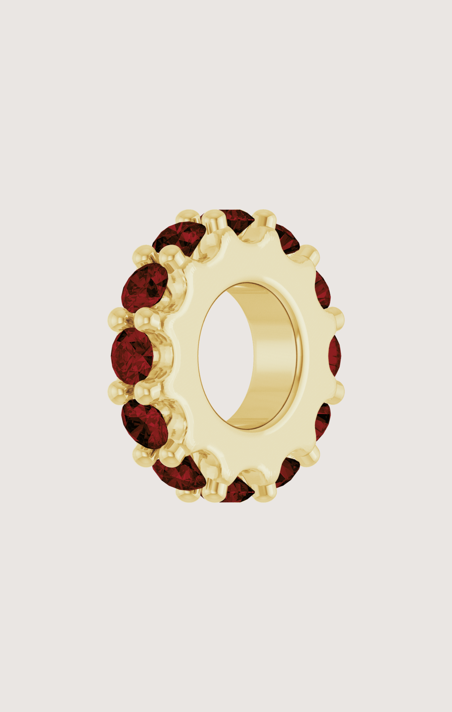 BIRTHSTONE SPACER CHARM