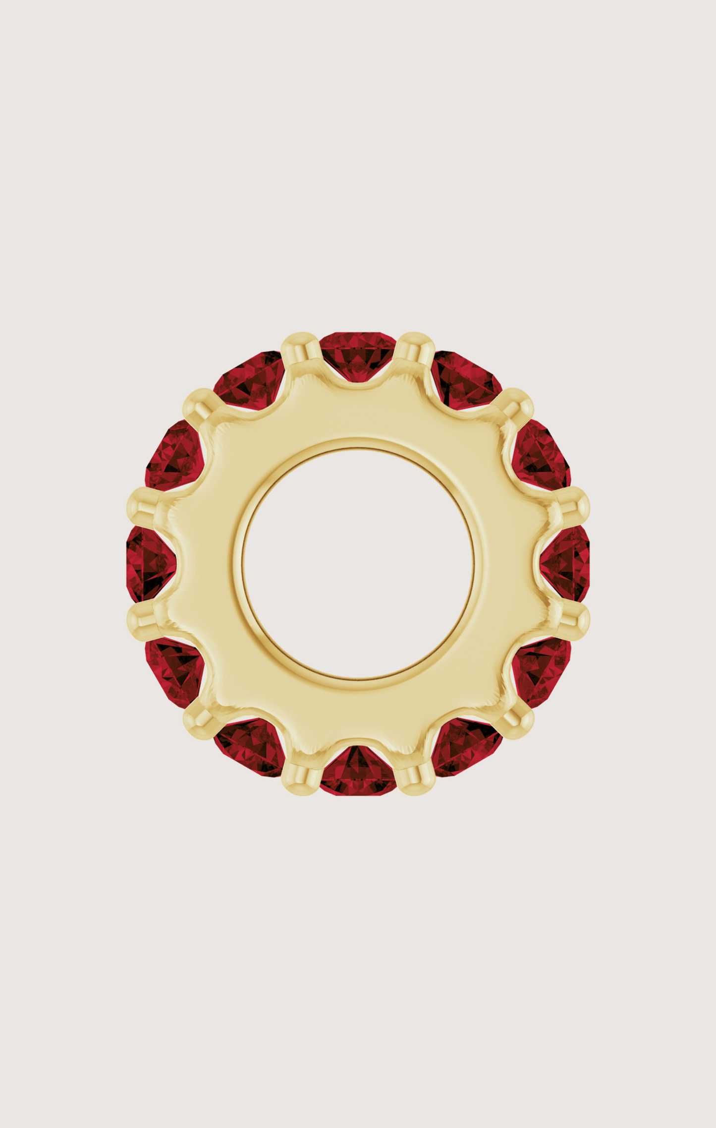 BIRTHSTONE SPACER CHARM