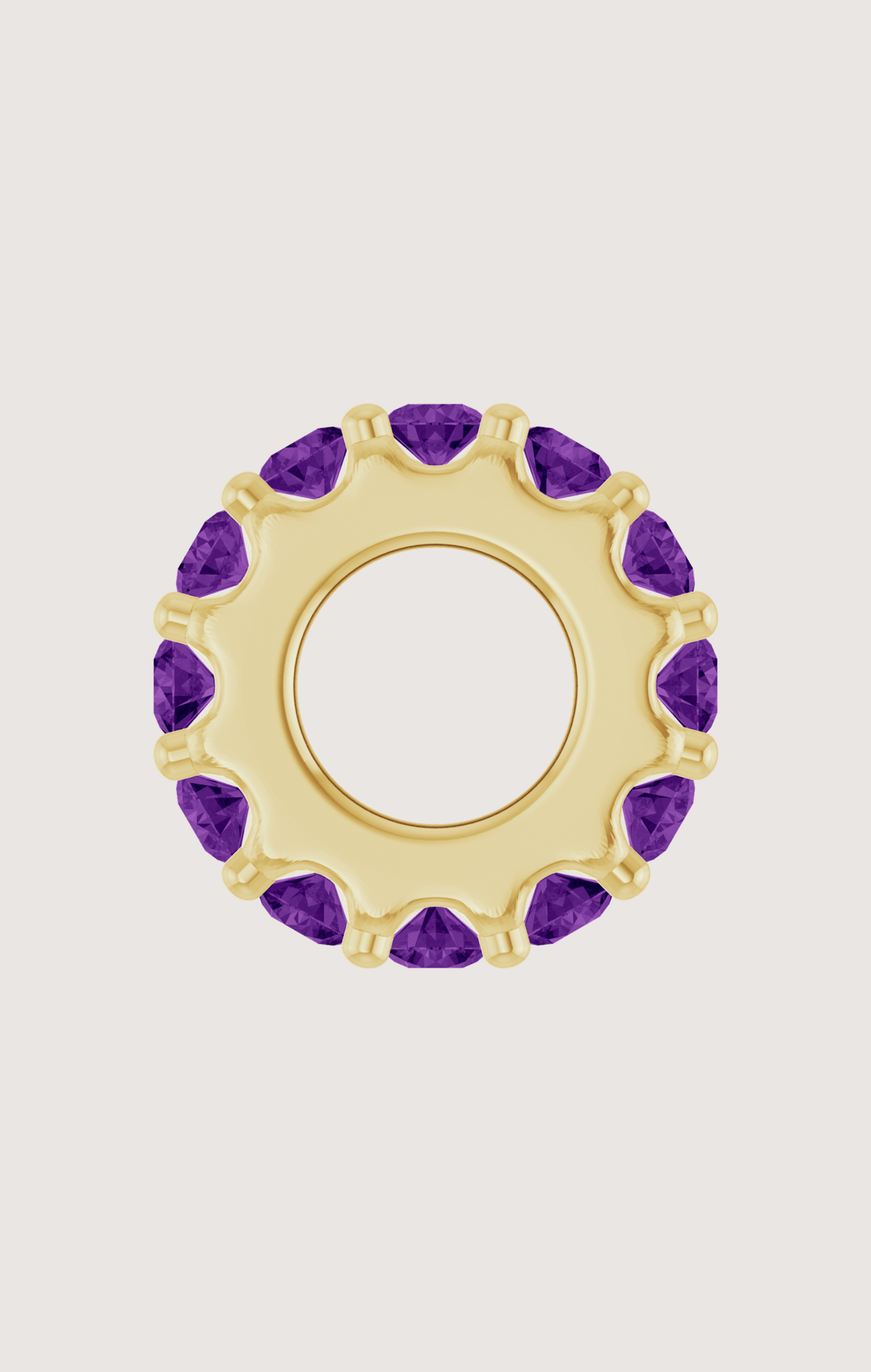 BIRTHSTONE SPACER CHARM