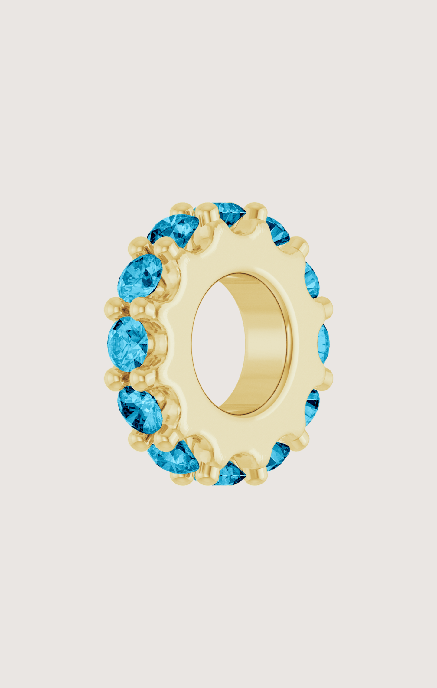 BIRTHSTONE SPACER CHARM