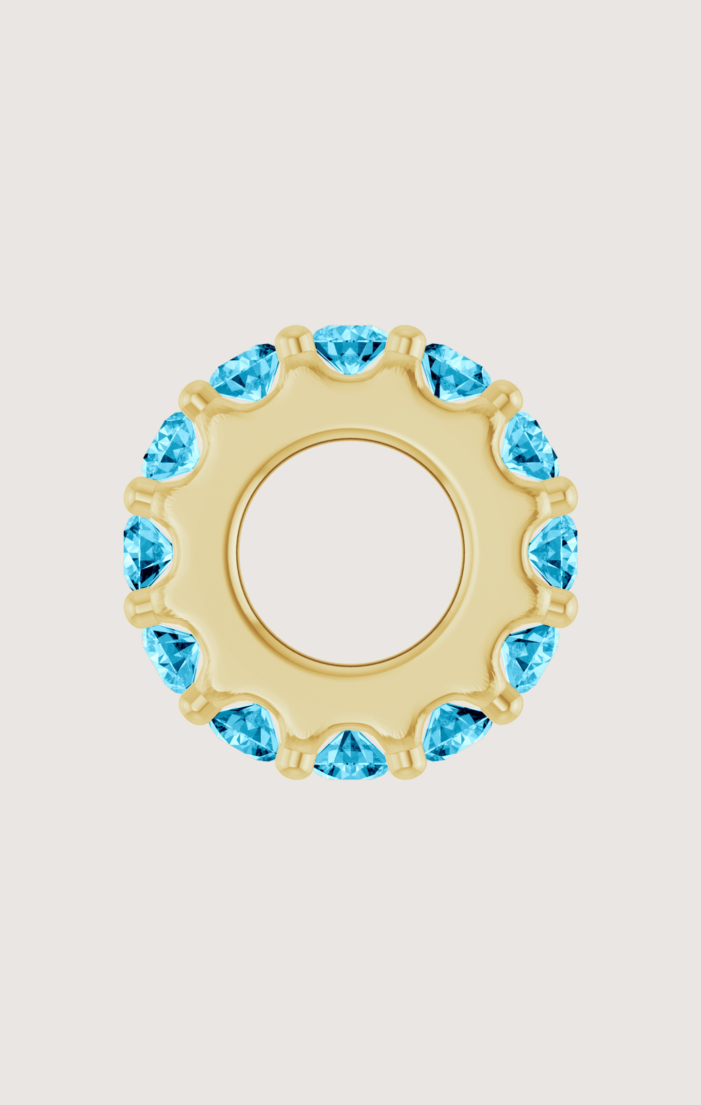 BIRTHSTONE SPACER CHARM