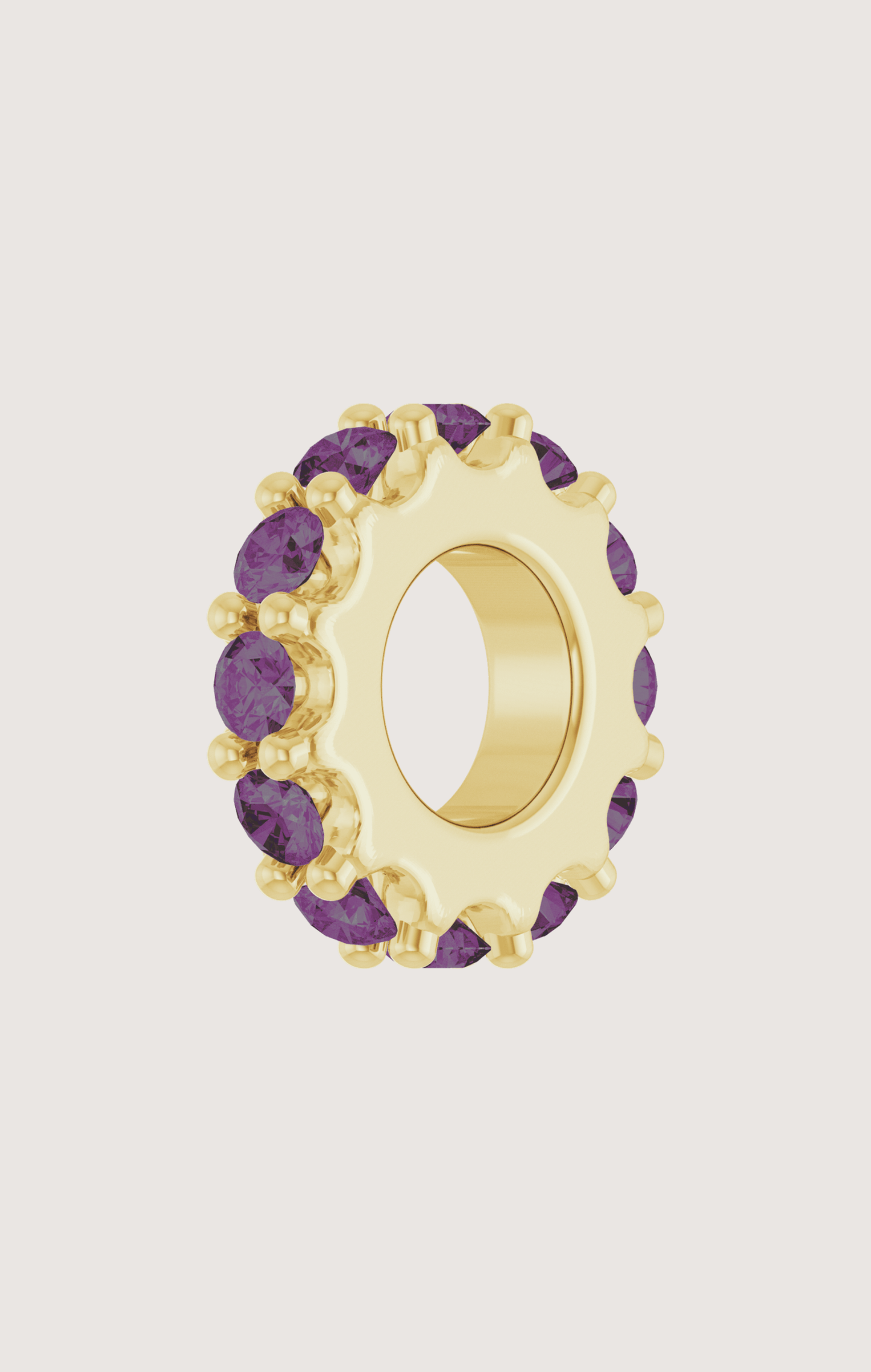 BIRTHSTONE SPACER CHARM