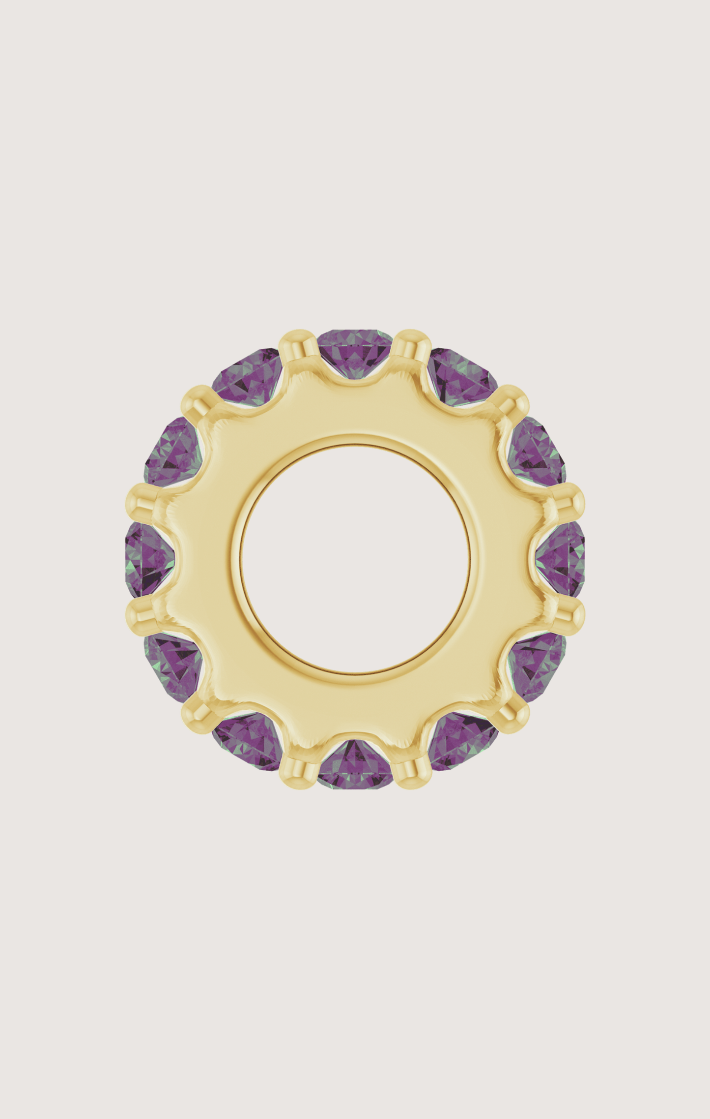 BIRTHSTONE SPACER CHARM