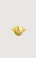 DIAMOND SIGNET INITIAL RING