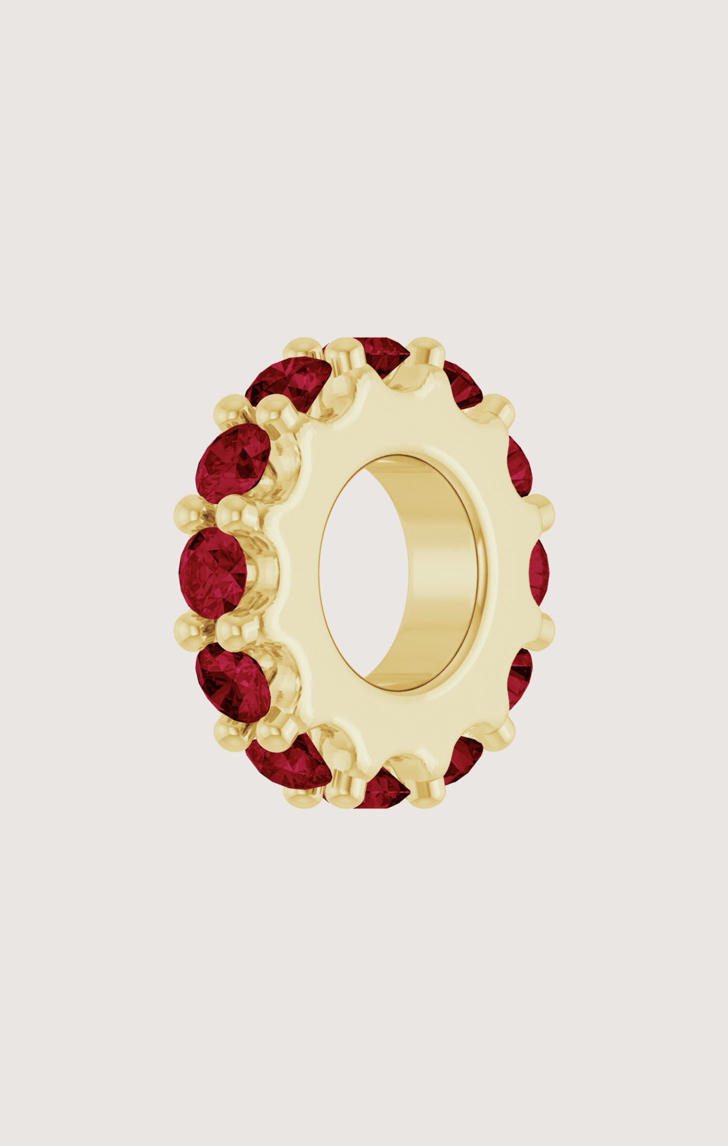 BIRTHSTONE SPACER CHARM