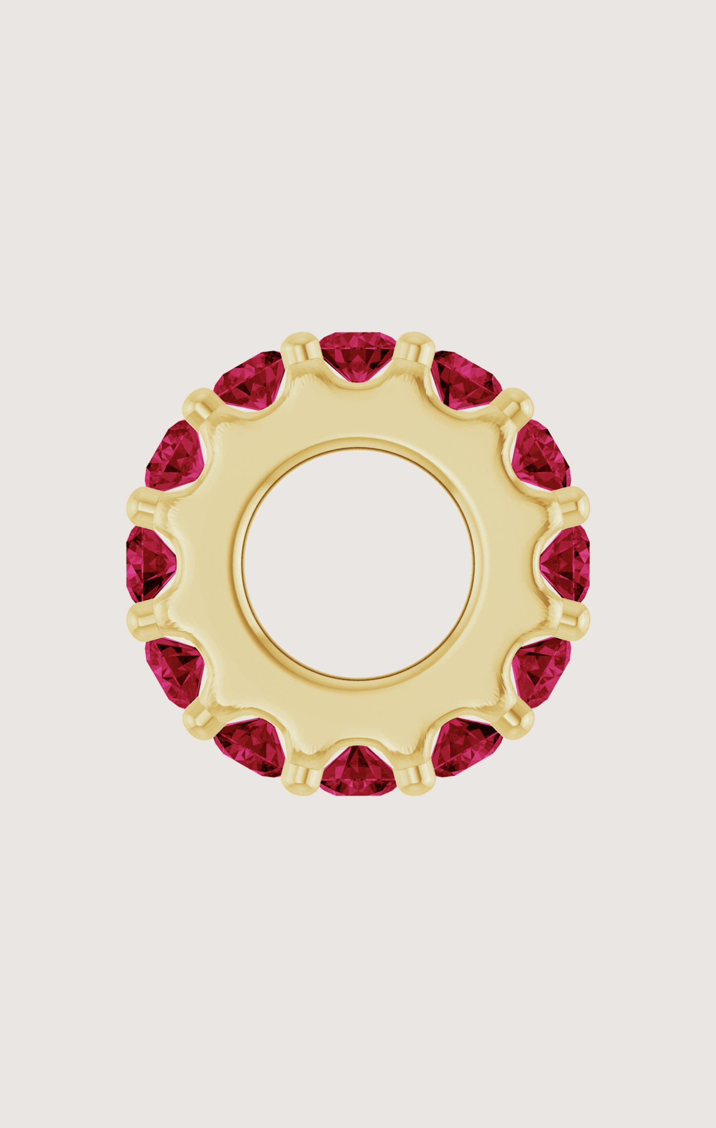 BIRTHSTONE SPACER CHARM