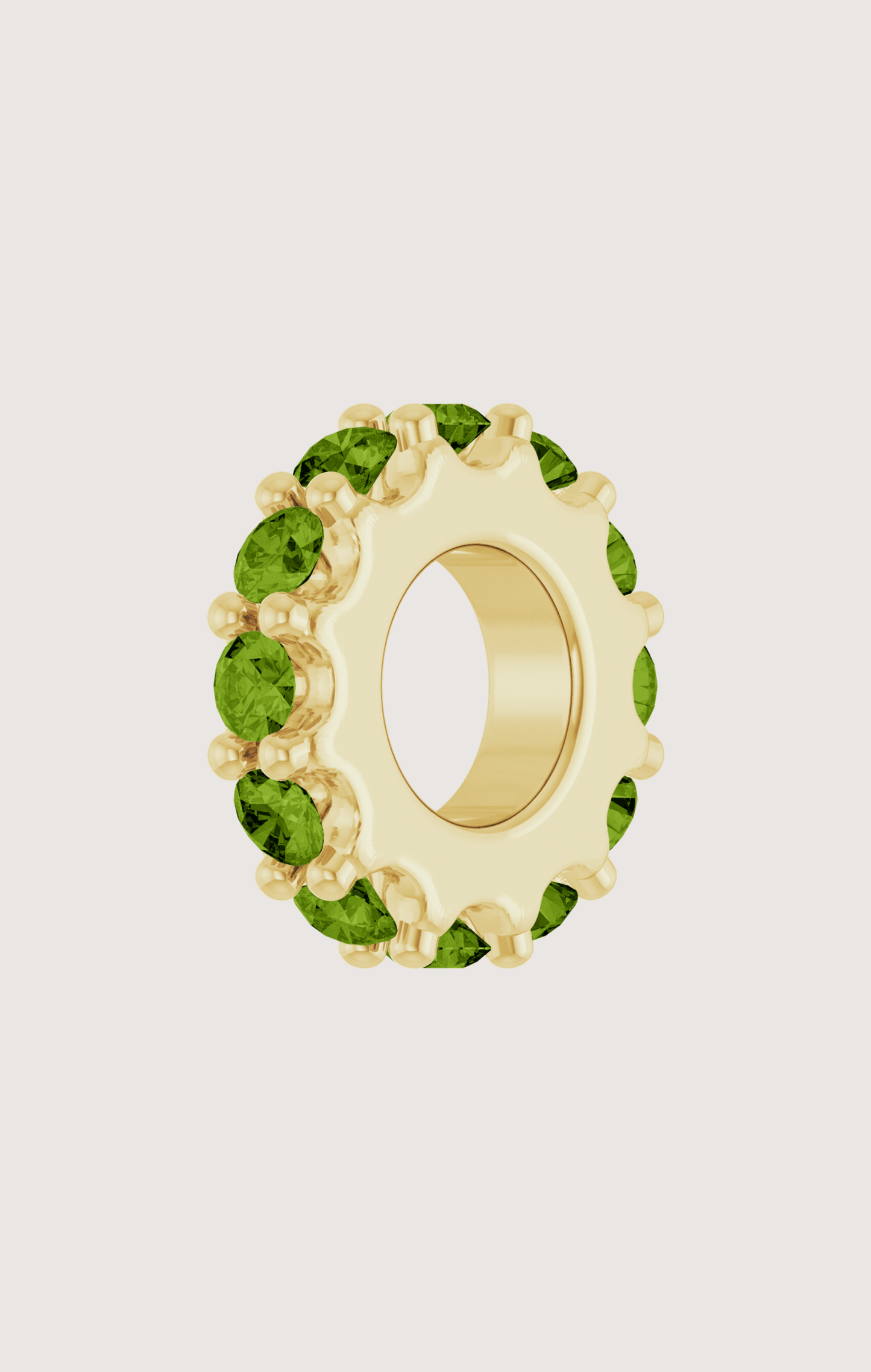 BIRTHSTONE SPACER CHARM