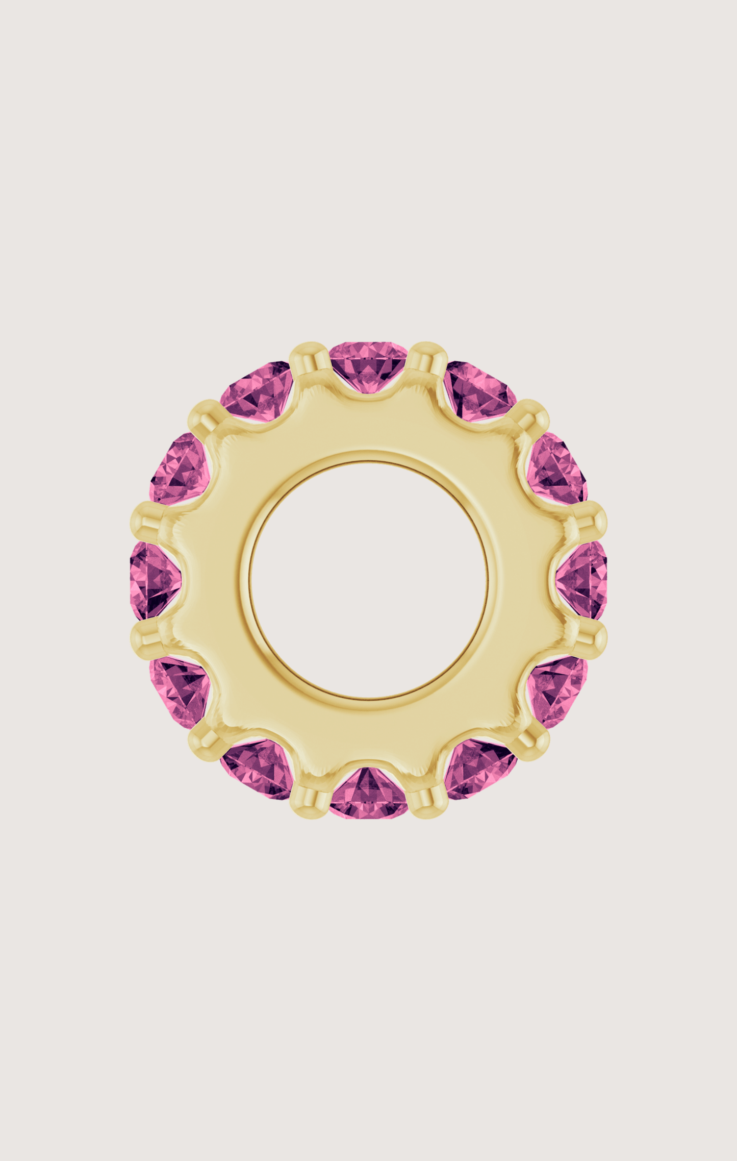 BIRTHSTONE SPACER CHARM