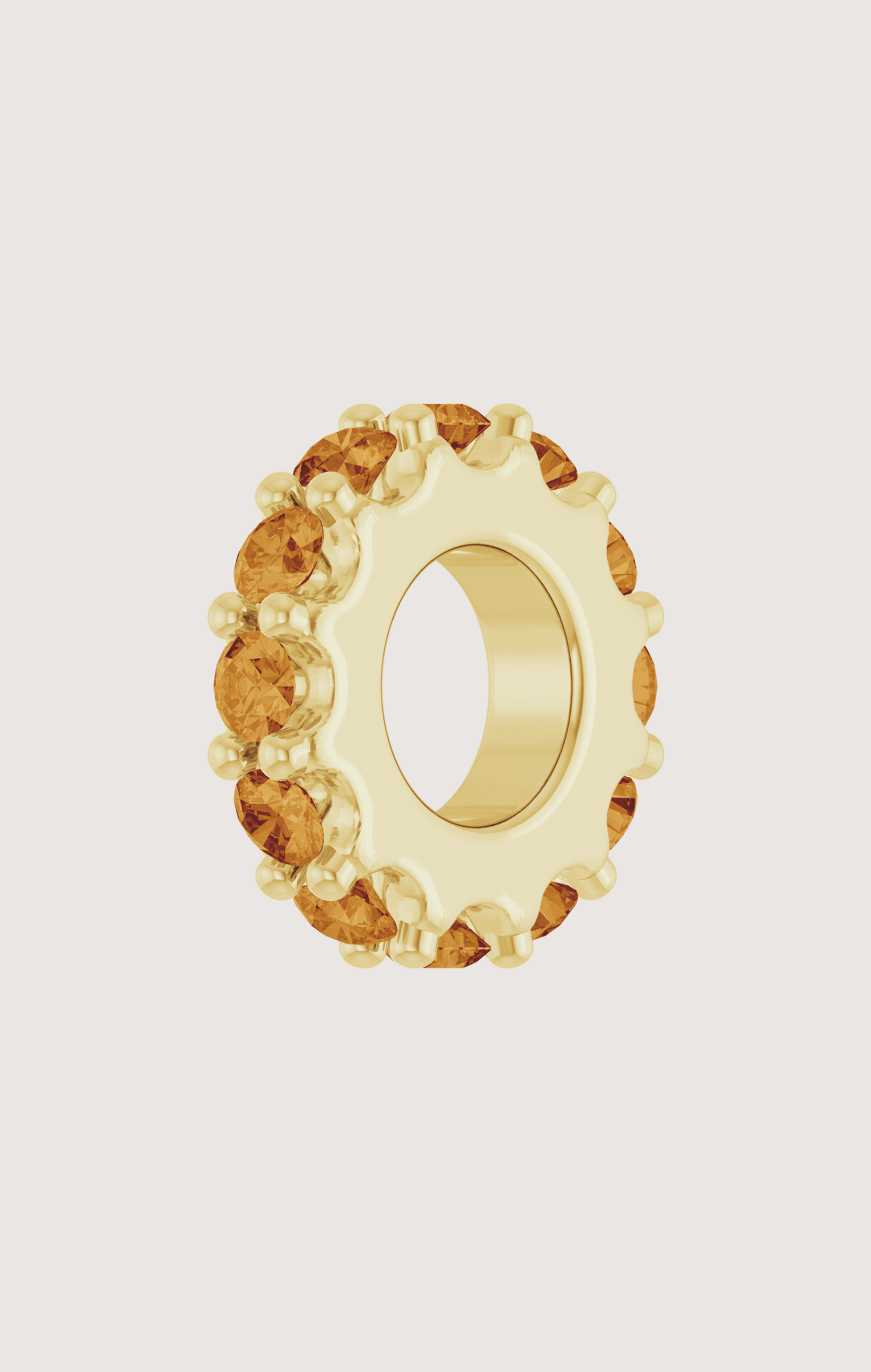 BIRTHSTONE SPACER CHARM