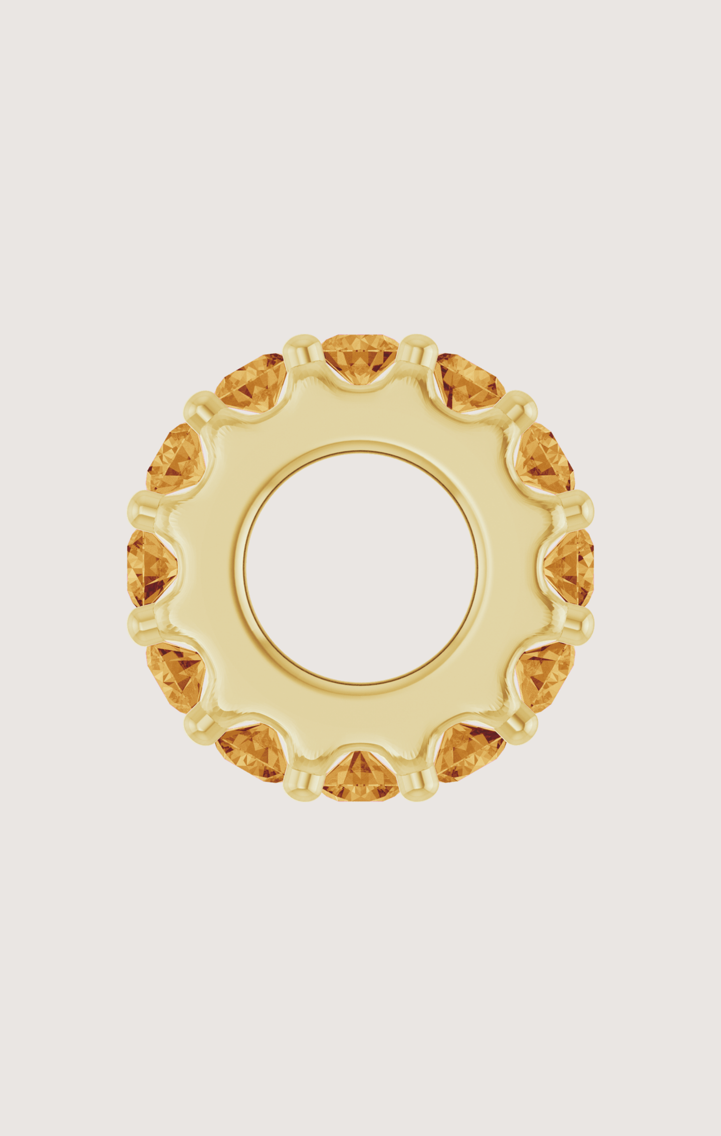 BIRTHSTONE SPACER CHARM