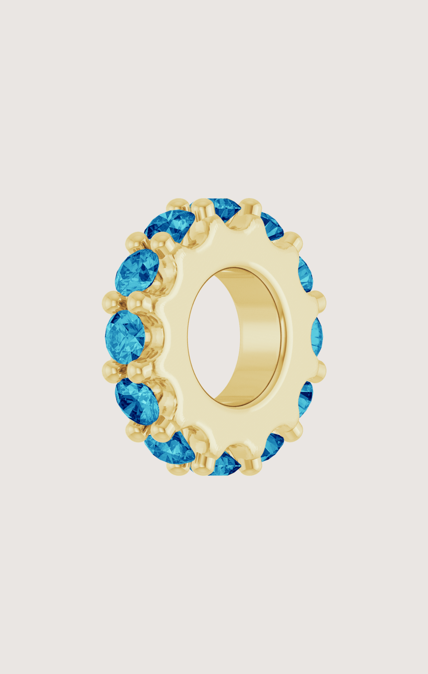 BIRTHSTONE SPACER CHARM