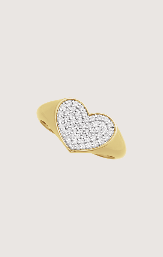 THE SACRED SIGNATURE HEART SIGNET RING