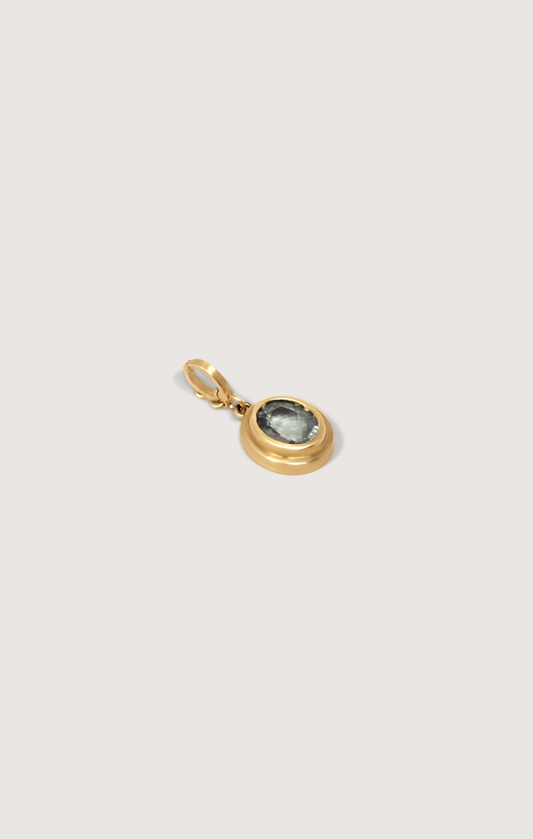 BLUE TOURMALINE CHARM