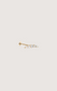 CRESCENT DIAMOND PIERCING EARRING