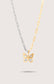 14k Gold Diamond Butterfly Charm