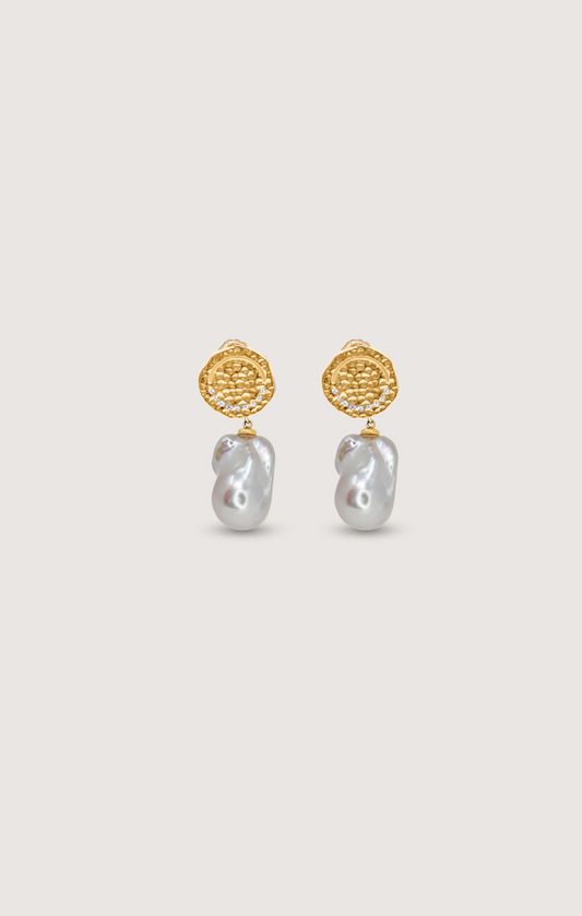 LUNA MARE PEARL EARRINGS