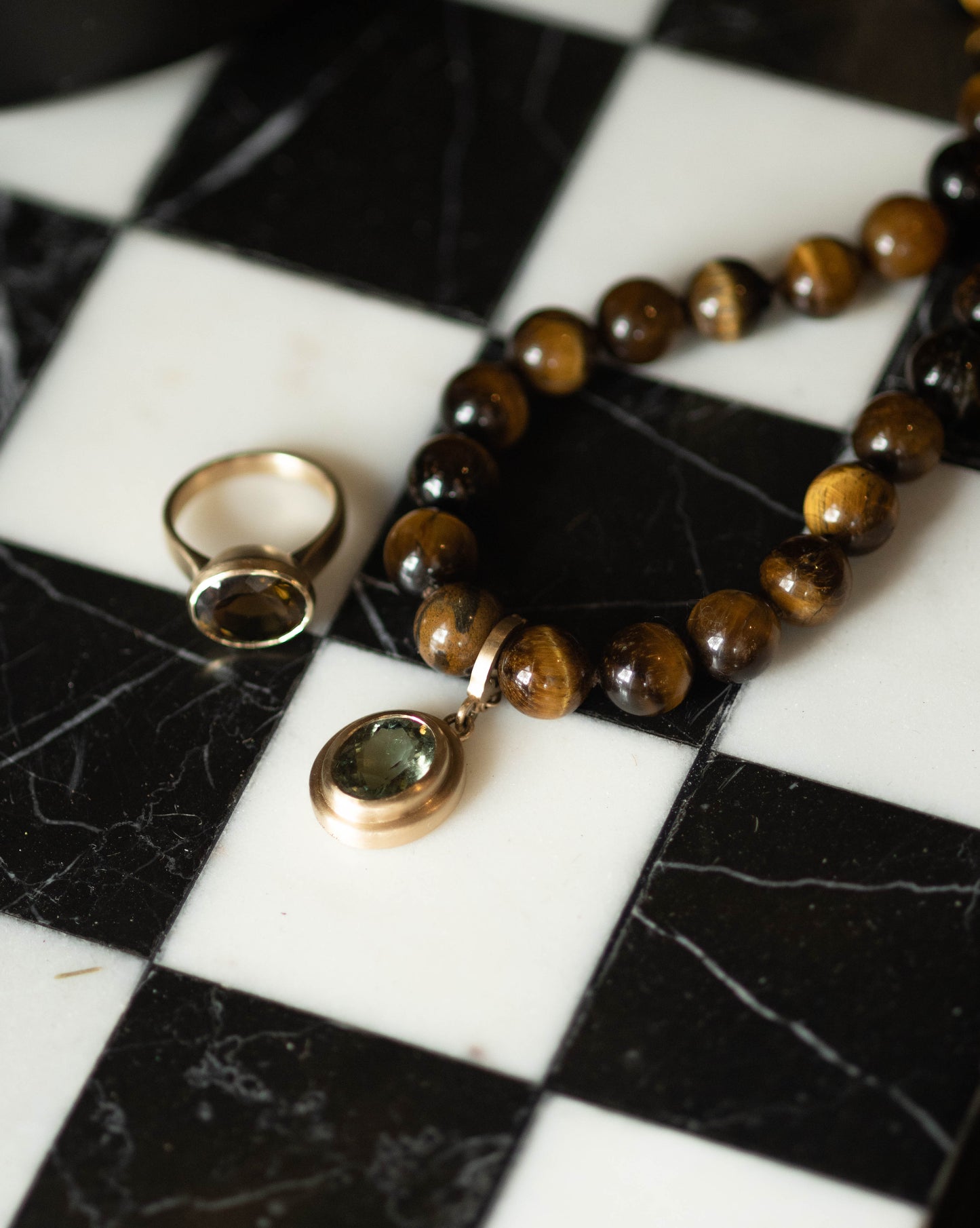 BROWN TOURMALINE RING