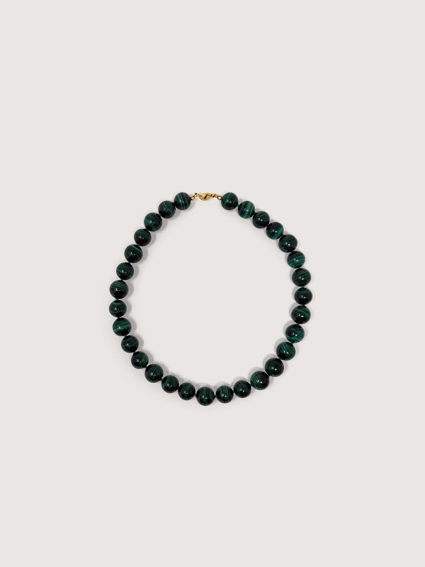 MALACHITE BEADED NECKLACE