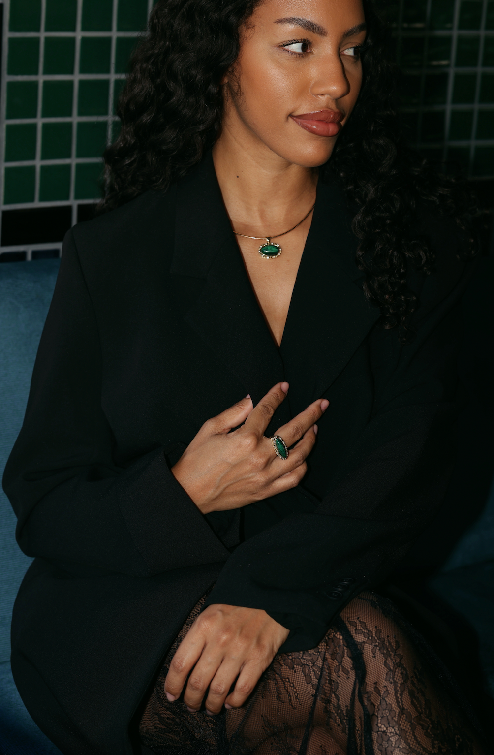 COBBLESTONE MALACHITE PENDANT