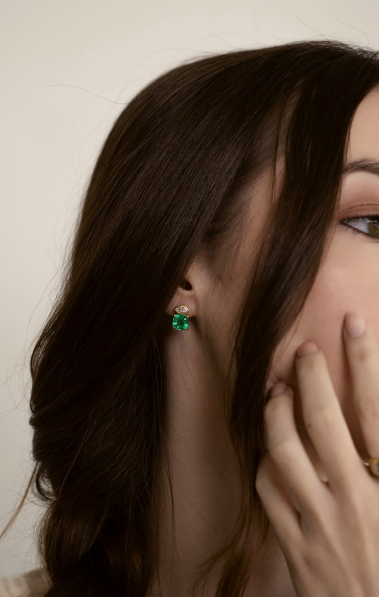 THE GAIA EMERALD EARRINGS