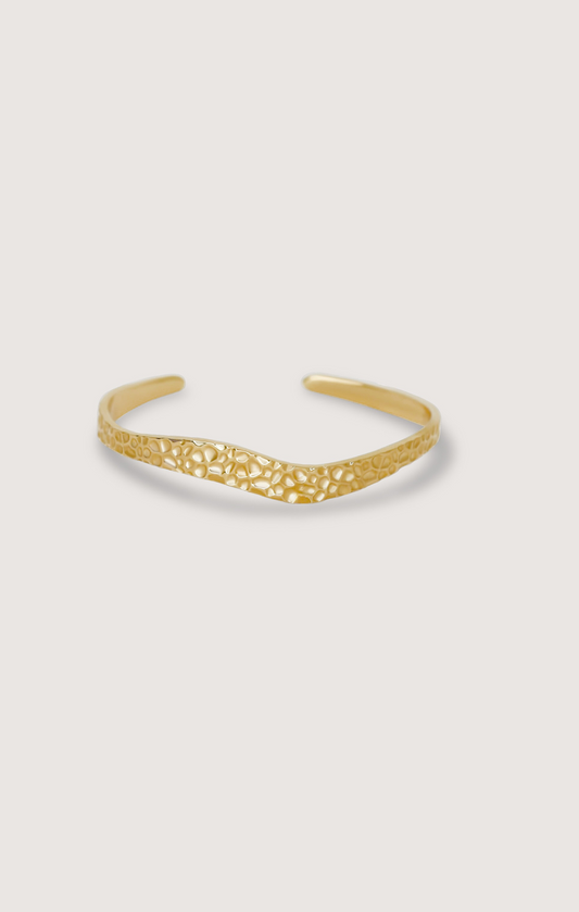 LUNA MARE GOLD BANGLE BRACELET