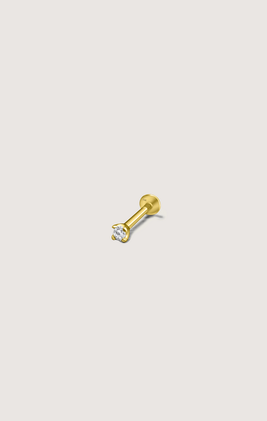 MICRO DIAMOND STUD PIERCING EARRING