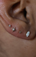 MICRO GOLD STUD PIERCING EARRING