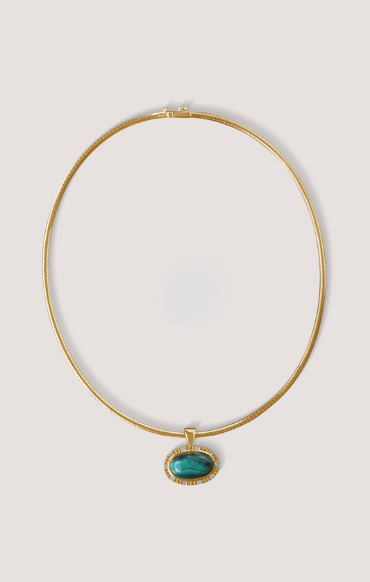 COBBLESTONE MALACHITE PENDANT