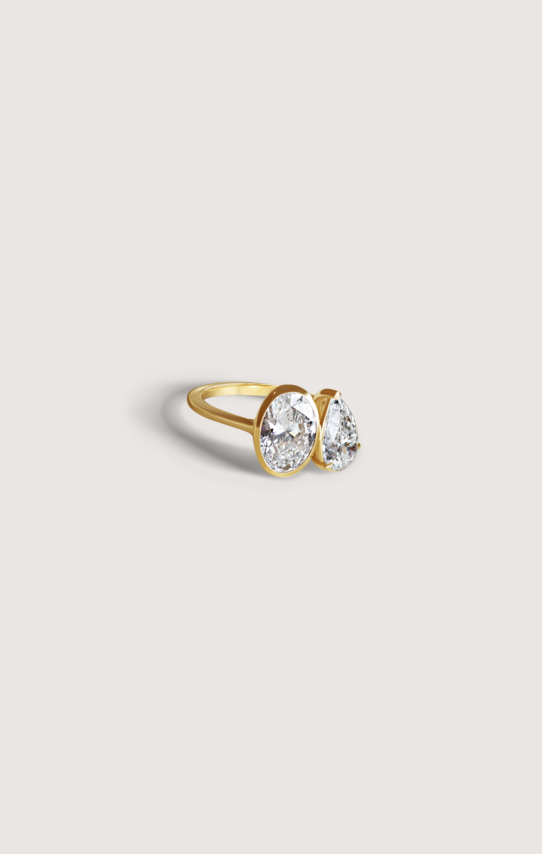 toi et moi engagement ring