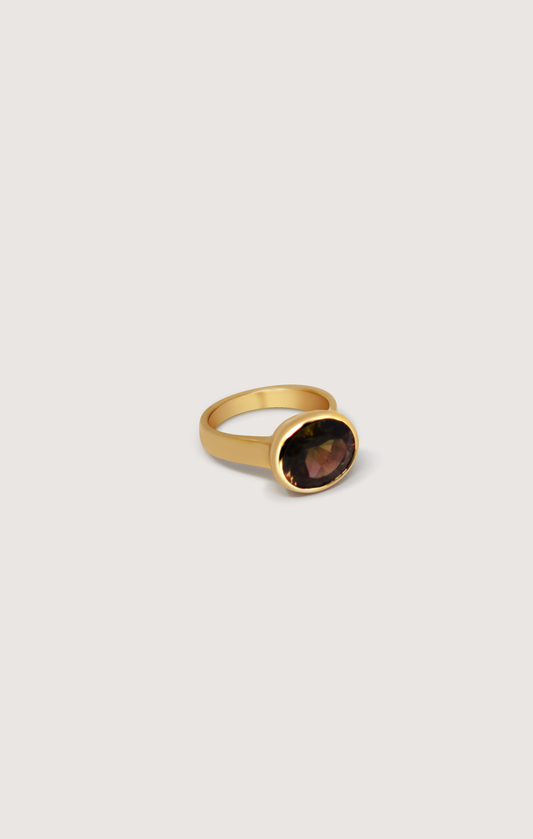 BROWN TOURMALINE RING