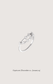 Capricorn zodiac constellation ring in 14k white gold with natural diamonds | Whxte Atelier
