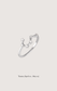 Taurus zodiac constellation ring in 14k white gold with natural diamonds | Whxte Atelier