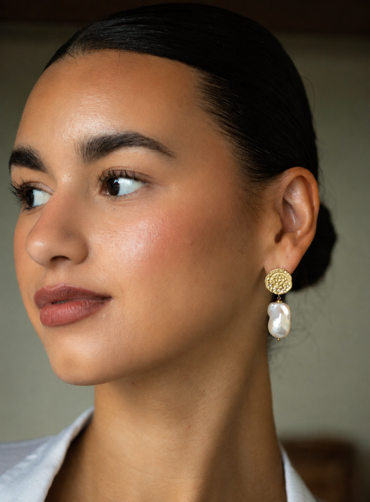 unique pearl earrings drops