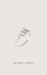 Virgo zodiac constellation ring in 14k white gold with natural diamonds | Whxte Atelier