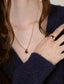 Ophidia sapphire serpent pendant necklace by Whxte Atelier