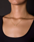 dainty 14k gold zodiac constellation necklace