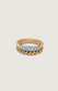 HALES - ILLUSION ROPE DOUBLE STACKED RING IN 14k GOLD